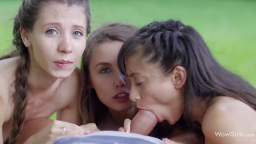 Egy Időben dugta meg a ribanc kedvesét és annak kettő bohó barátnőjét Thumb