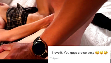 Nejecske megosztás a hotelban Hármasban Baszás Thumb